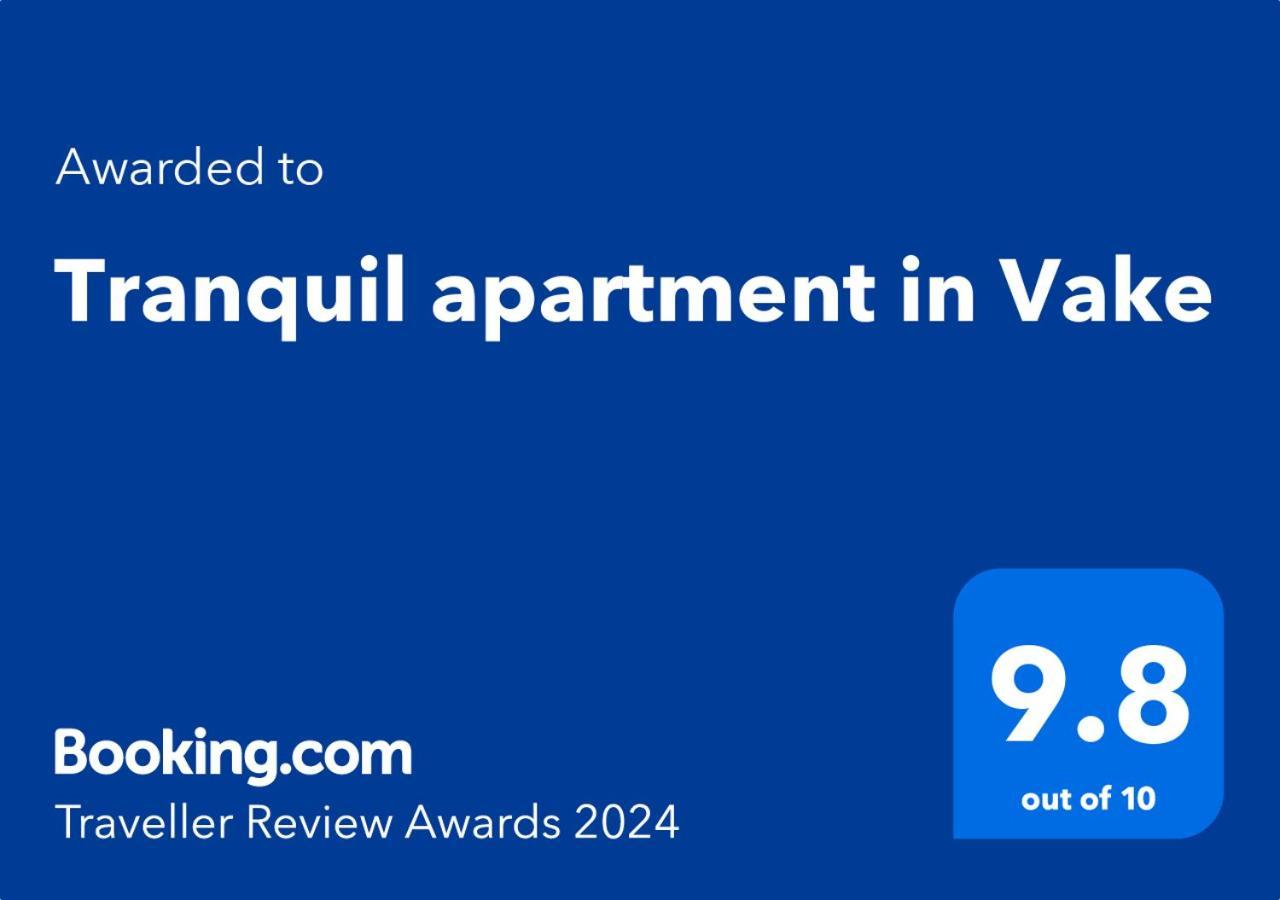 Tranquil Apartment In Vake Tbilisi ภายนอก รูปภาพ